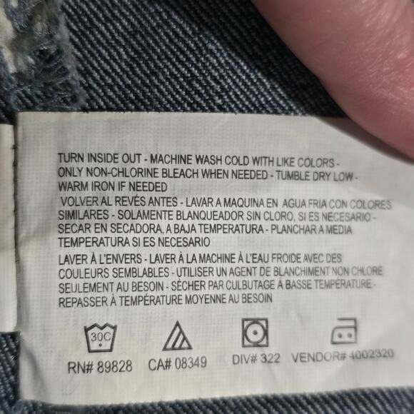 Bandolino Women’s Embroidered Denim Jacket Sarah Size Medium Floral Boho Western - Picture 5 of 7